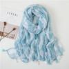 Ny Mote Sommer Kvinner Skjerf Bohemia Blomst Strand Hijab Sjal og Wraps Kvinnelig Foulard Echarpe Designer Pashmina Bandana