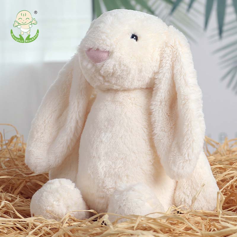 Hot Selling Soft Long Ears Rabbit Doll Normal Ears Rabbit Plush Toy Bunny Doll Bonnie Rabbit