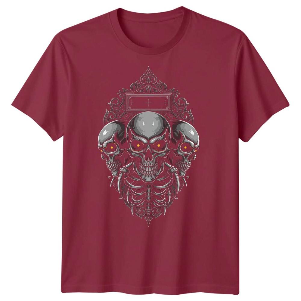 Skulls Dark Art Unisexs TShirt Ornate Graphic Tee
