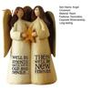 Angel Ornament Exquisite Workmanship Friendship Angel Statue Resin Angel Sculpture for Home