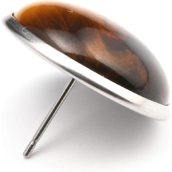 Natural Stones Cabochon 4 6 10 12 14 16 18 20 MM Round No Hole for Making Jewelry