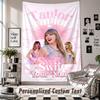 Wall Hanging Tapestry With Custom Name & Text, Taylor Swift Decorative Tapestry For Bedroom