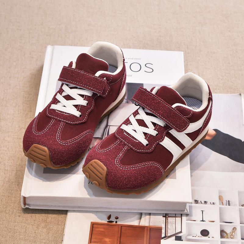 

Korean versatile fried street sports shoes and shoes 2025 spring new juvenile red Forrest Gump shoes casual running shoes 30