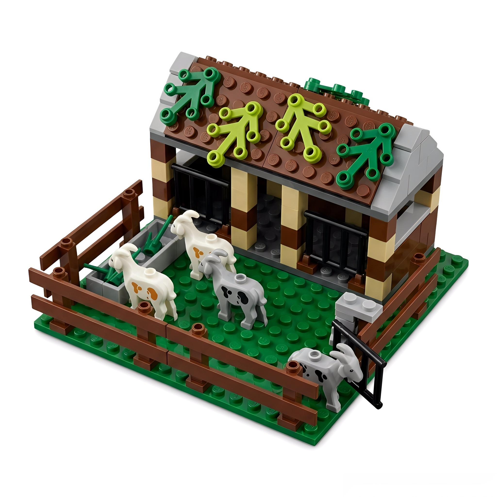 Bai Fen Bai Dolls And Toys Unisex Kids Moc Sheep Shed Building Blocks Toys City Farm Animals Blocks Toy Set Construction Toys For Children Birthday Gifts
