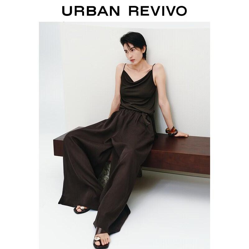 UR Women s Urban Series Elastic Waist Wide-Leg Pants S