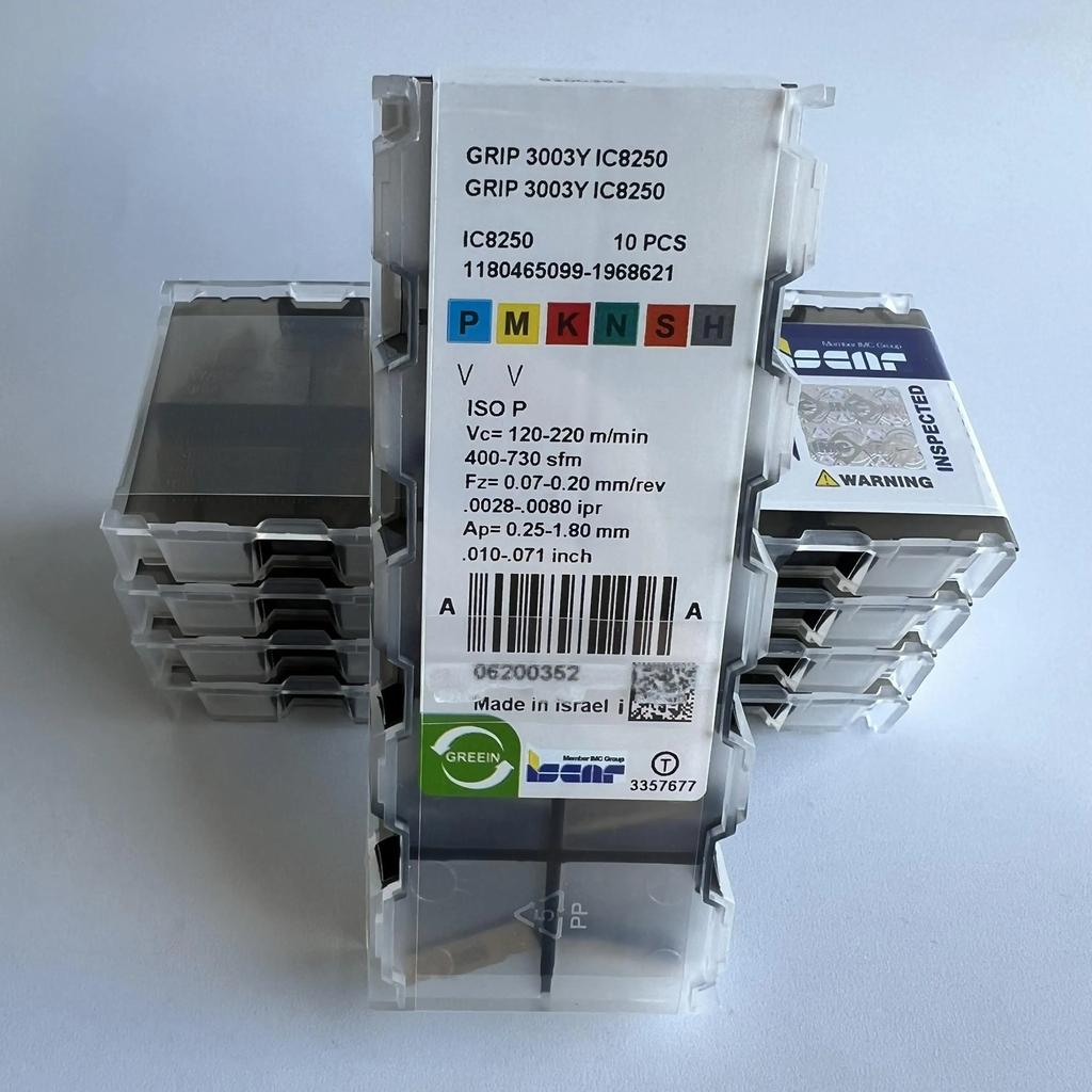 ISCAR / GRIP3003Y IC8250 /Industrial indexable carbide inserts 10 Pcs