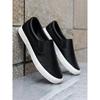 Herren Slip-On Flache Freizeitschuhe, Fleckenresistent, Einfache Loafer mit Weicher Sohle