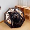 1 PC Automatic Folding Umbrella - Wolf Chief Pattern, Portable & Foldable Design with 8 Ribs, Christmas Birthday Gifts