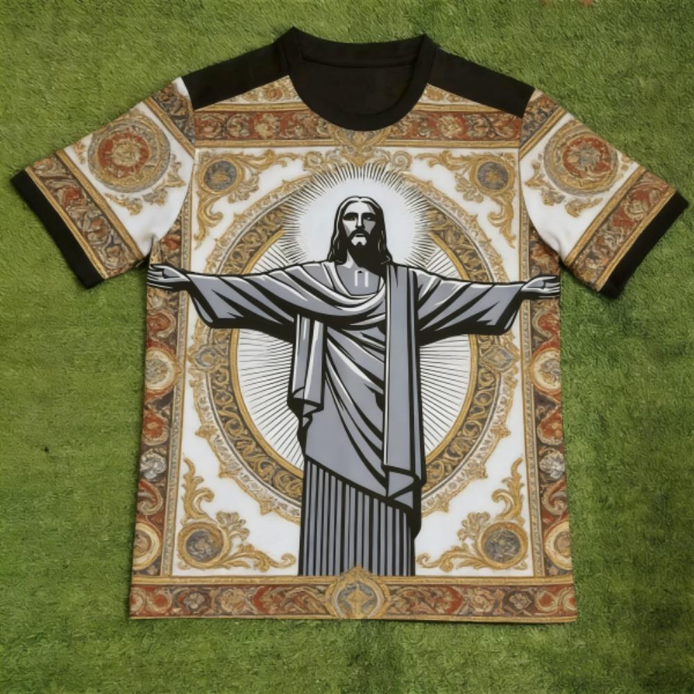 

Summer Fashion JESUS European Style Printed T-shirt Summer Kids Casual Outdoor Girl and Boy Short Sleeved Tees Top Pullover 100