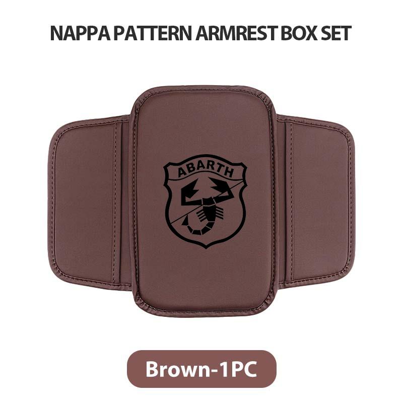 For Abarth Car Console Container Armrest Covering Protective Cover FIAT 500 FR Ducato Doblo Freemont Idea Stilo