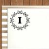 Printtoo Alphabet I Monogram Octagon Celtic Swirl Frame Self Inking Rubber Stamp Office