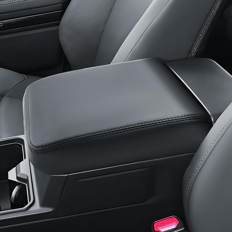 BIBIBO for 2025 2026 Toyota 4Runner Center Console Armrest Cover 2025 2026 Toyota 4Runner Arm Rest Cover 2025 Toyota 4Runner Accessories 2025 4Runner Black- for 2025+ Toyota 4