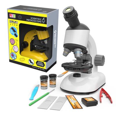 New 1100 Rotating Head Children's Microscope Educational Science Experiment 1200 Times High-definition High-power Microscope