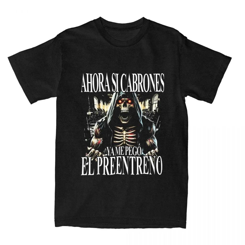 Men's Calacas Chidas Gym T Shirts Todo Sea Por Las Senoras Cotton Hip Hop Top Amusing Tees Women Casual Street Harajuku T-shirt