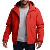 Men'S Loose Half Zipper Hooded Sweatshirt And Submachine Jacket