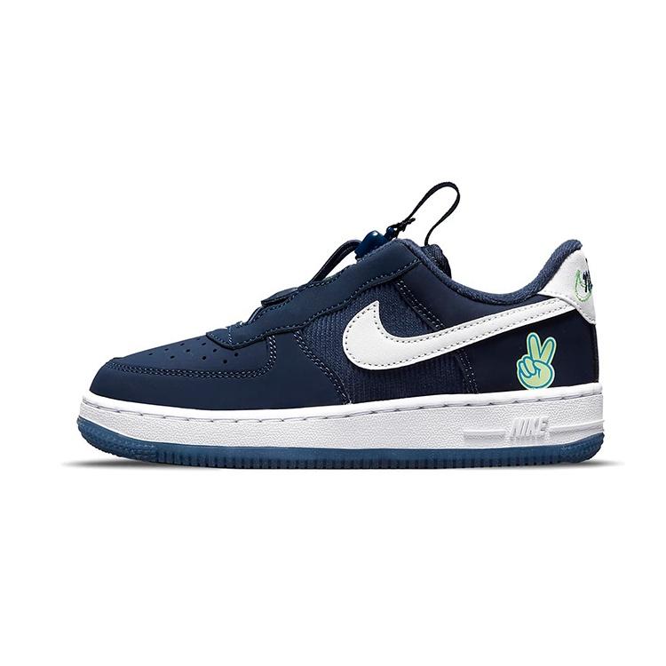 (PS) Nike Force 1 Toggle SE  Peace  Kids  DB1814-400 EU 29.5