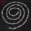 Fabrieksprijs Nieuwe Mode 100% Puur S925 Zilveren Sieraden Retro 6MM Dikke Zes-Karakter Mantra Trendy Persoonlijkheid Mannen Kettingen