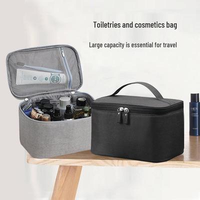 Large Waterproof Toiletry Bag for Men & Women - Travel, Fitness, Fashionable, Solid Color, Portable & Stylish Makeup Storage