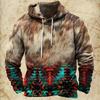 Vintage Hoodie Für Herren Harajuku 3D-Druck Herbst Langarm-Sweatshirts Übergroß Y2k Kleidung Herren-Hoodies Mode Streetwear