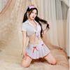 Nurse Cosplay Sexy Erotic Pleated Skirt Extreme Halloween Costume Nurse Uniform Costume Costume Short Sleeve Cute Moe Photography Mini Skirt White