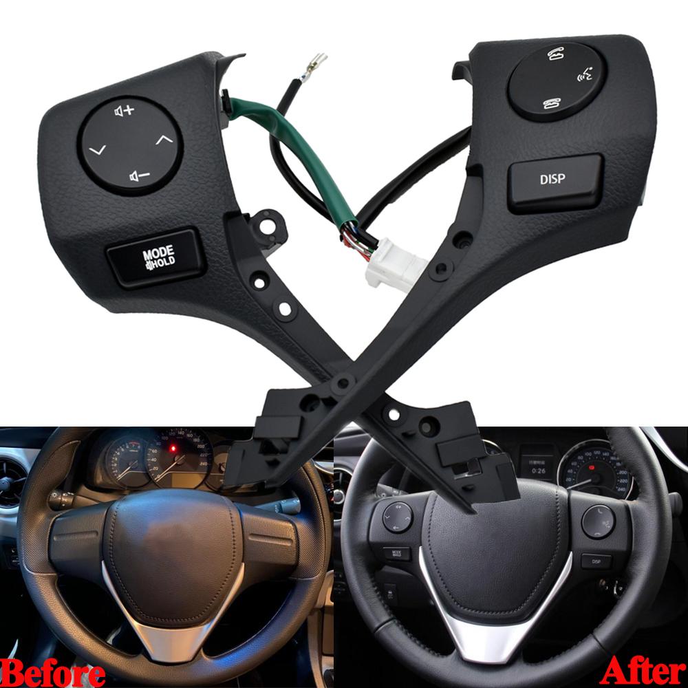 

Ruili25 для Toyota Levin Corolla 2014 2015 2016 2017 2018 новые автозапчасти, кнопки управления на руле, рамка переключателя