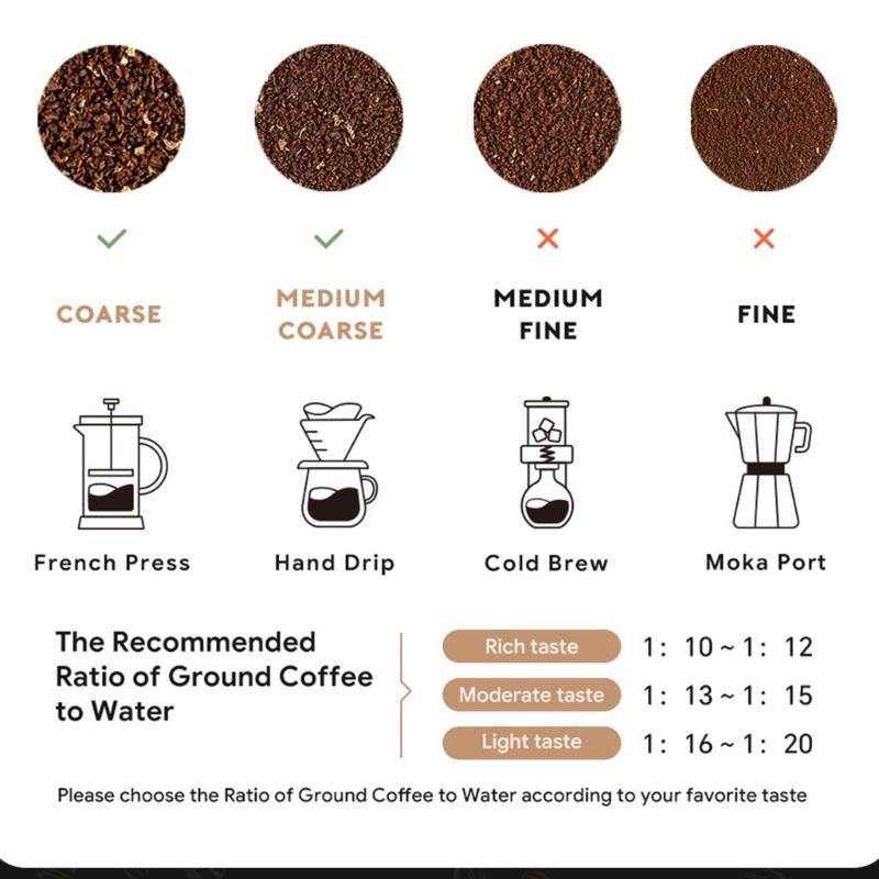 Travel Friendly Stainless Steel French Press Coffees Brewer Double Meshes Filter Vacuum Insulation French Press