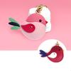 1PC Bag Hanging Decor Gift Accessories Keyring Anti-Scratch Sparrow Cute Access Card Cover Car Keychain