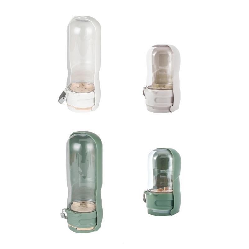

Foldable Dog Water Bottle Cats Travel Water Dispenser FoodFeeder Watering Supply S белый