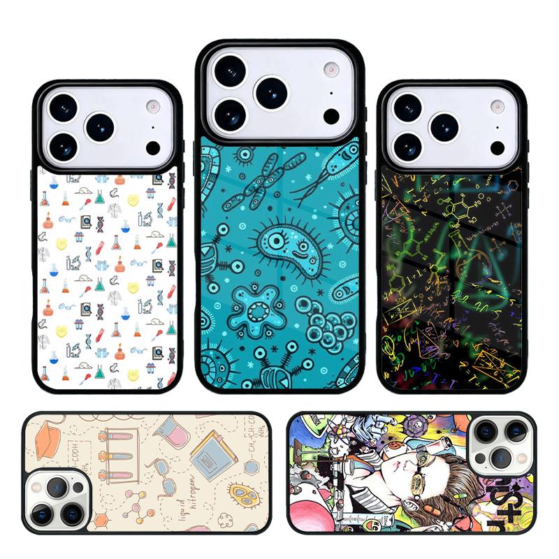 Biology and Chemistry soft Phone Case Cover for IPhone 11 12 13 14 15 16e 17 Pro Max Coque for IPhone 17 Air