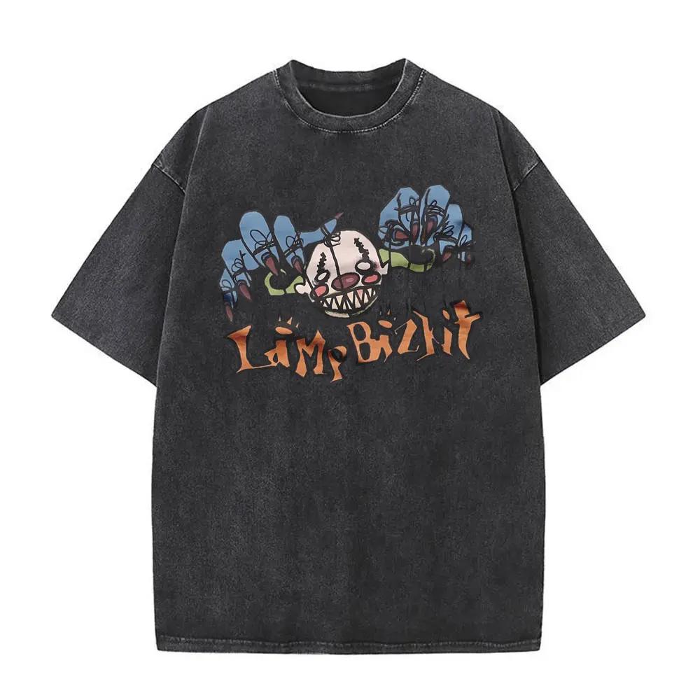 MXL Magliette Unisex Lavate Vintage Rock Band Limp Bizkit Stampa Significant Other Hip Hop Retro Oversize Manica Corta