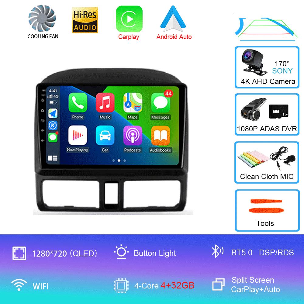 Android 14 For Honda CR-V CRV 2 2001 - 2006 Car Radio Multimedia Video Player Navigation Stereo GPS No 2din 2 Din Dvd
