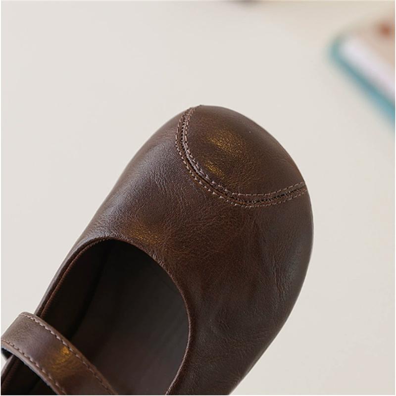 New Spring Children Shoes For Girls British Style Leather Princess Shoes Soft Sole Outdoor Fashion Kids Sneakers EU 22-37