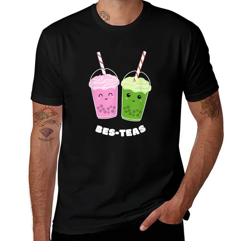 Funny Bes Teas Bubble Tea Gift For A Friend TShirt Breathable Workout Short Sleeve Top