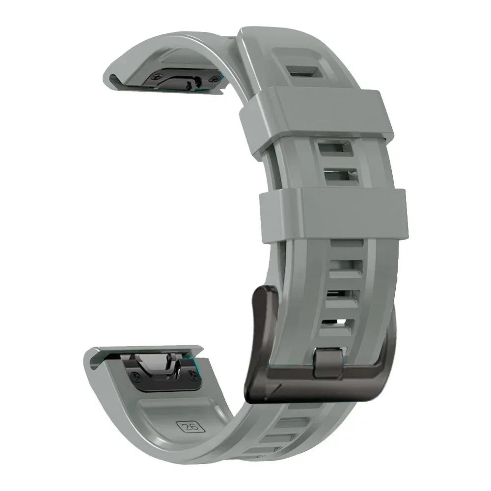 Quick Fit Strap For Garmin Fenix 8 7 7X/Epix Pro Gen 2 51mm 47mm/Enduro 2/Descent Mk3i Mk2 Silicone Original Watch Band 22mm 26mm