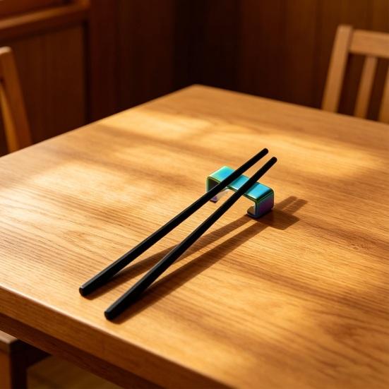 Stainless Steel Chopstick Rest Colorful Anti-Skid Spoon And Chopstick Holder for Home Restaurant Rust-Proof Dishwasher Safe Cutlery Rack