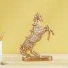 Delicate Horse Statue Figurine Desktop Ornament Collectible for Office Bookshelf