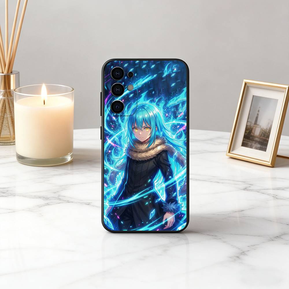 Slime Anime R-Rimuru SRT T-Tempest Phone Case For Samsung S25,S24,S21,S22,S23,S30,Ultra,S20,Plus,Fe,Lite,Note,10,Black Cover