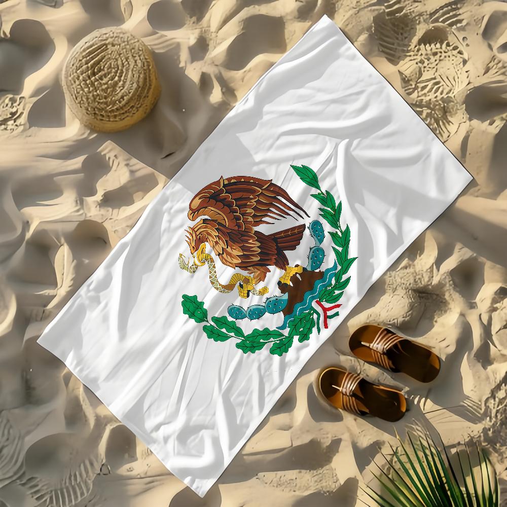 Flag Of MEXICO Towel Yoga Gym Yoga Gym Lightweight Portable for Swimming Beach Travel Sports Accessories Sandproof