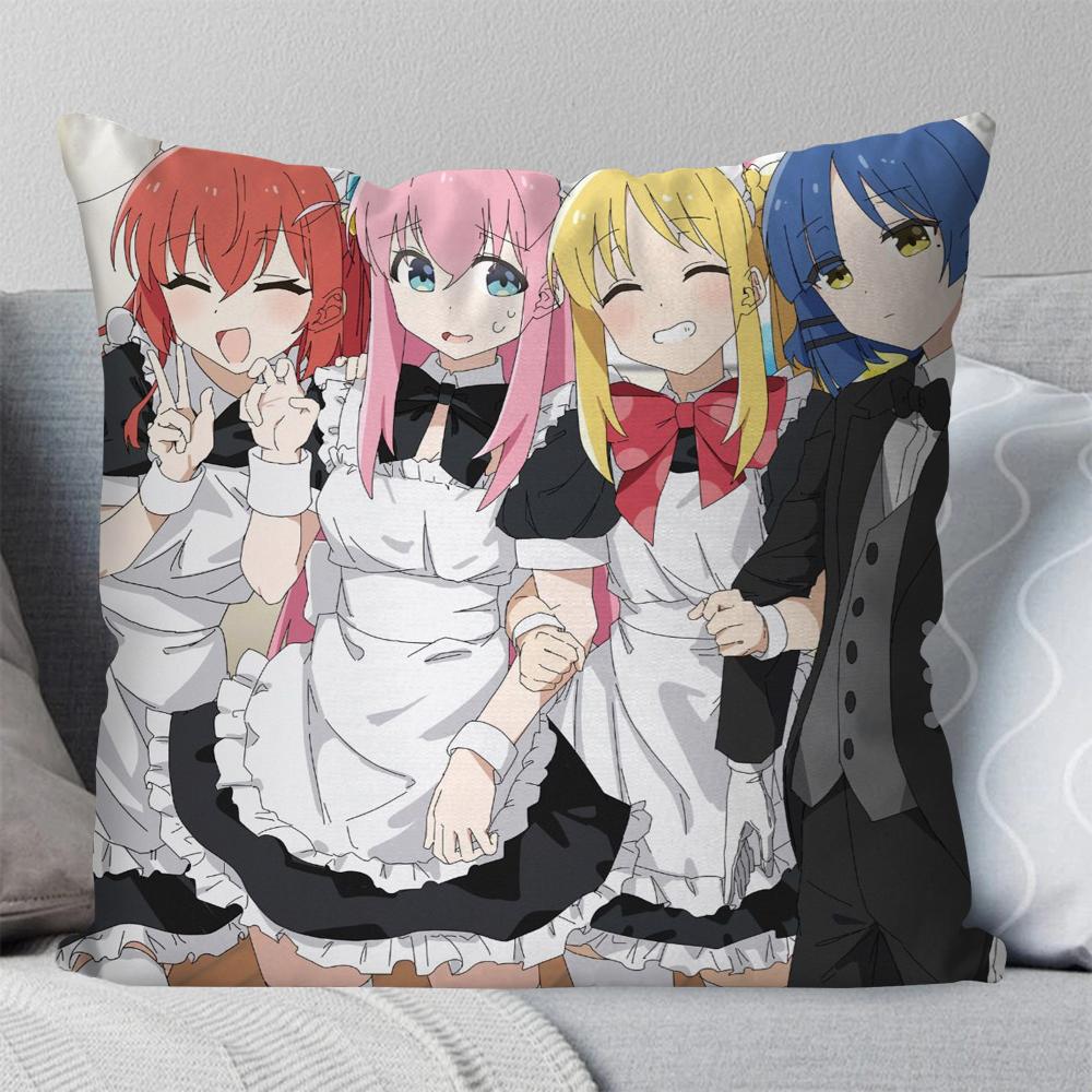 Animation Einsamer R-Rock Kissenbezug Quadratisches Kissen Schlafzimmer Sofa Freizeit Komfort Kissen Auto Wohnzimmer Heimdekoration 40X40