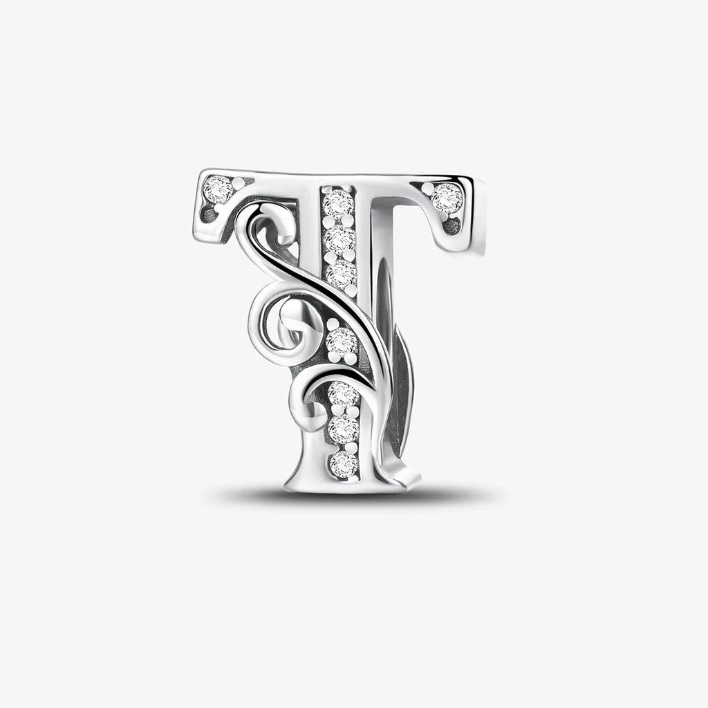 Kupfer Englische Buchstaben Anhänger Perlen Passen Original Pan DIY Armbänder Machen Geschenk Von Hoher Qualität Feiner Schmuck