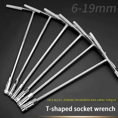 Strong Toughness Large Torque High Hardness T Type Wrench Anti-rust External Hexagon Steel
