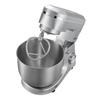 Stand Mixer, 4.2 L+5.7 L Electric Kitchen Mixer, 1500W Dough-Mixer, 10 Speeds Tilt-head Food-Mixer with Stainless Steel Bowls, Dough Hook, Whisk,