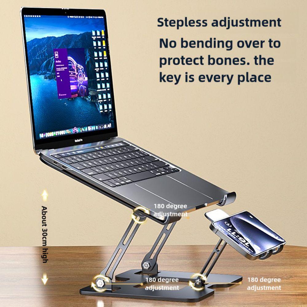 Foldable 2-in-1 Laptop Stand Vertical Cooling Bracket High Quality Tablet Stand Office