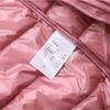 Women's autumn and winter lightweight down jacket with hood, thin and oversized coat