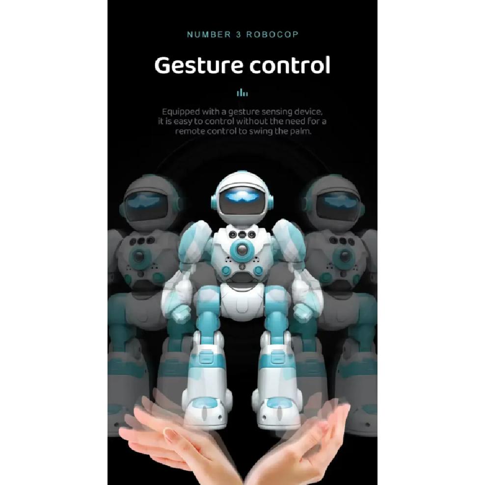 AI Smart RC Robot Toy Talking Dancing Robot (Yellow) Remote Control Programmable