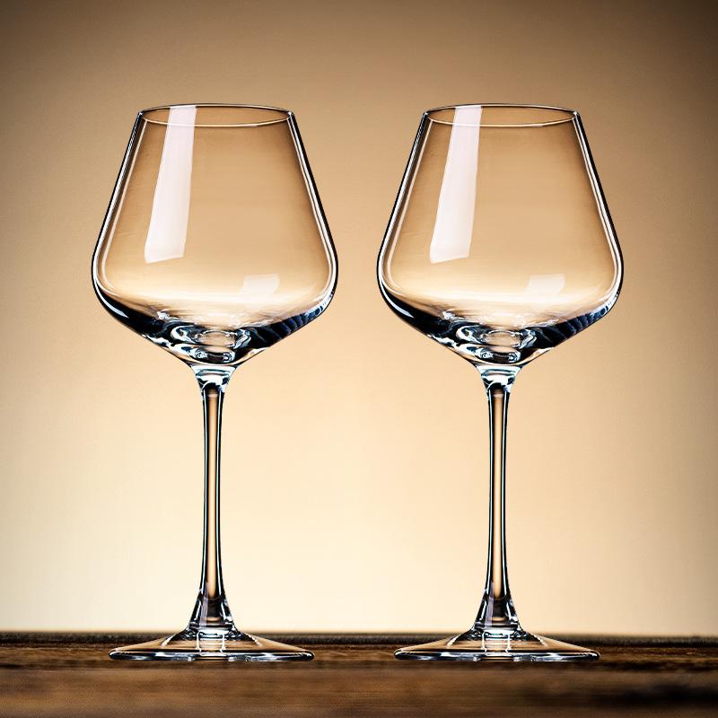 

500 мл Бордовые Красные Винные Бокалы Хрустальные Бокалы Элегантная Посуда для Домашнего Бара Вечеринки Свадьбы Новоселья Подарок
