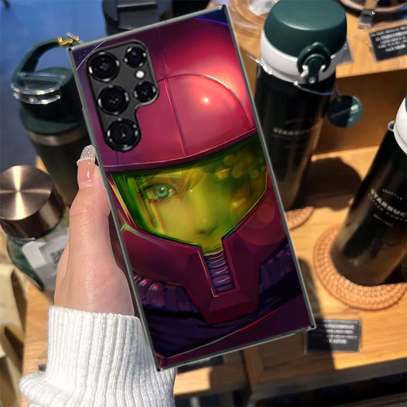 Game M-METROID Cases Phone Case for Samsung Galaxy S26 Ultra S25 Edge S24 S23 FE S21 Plus S20 S22 S10 Cover TPU Capa Shell Shock