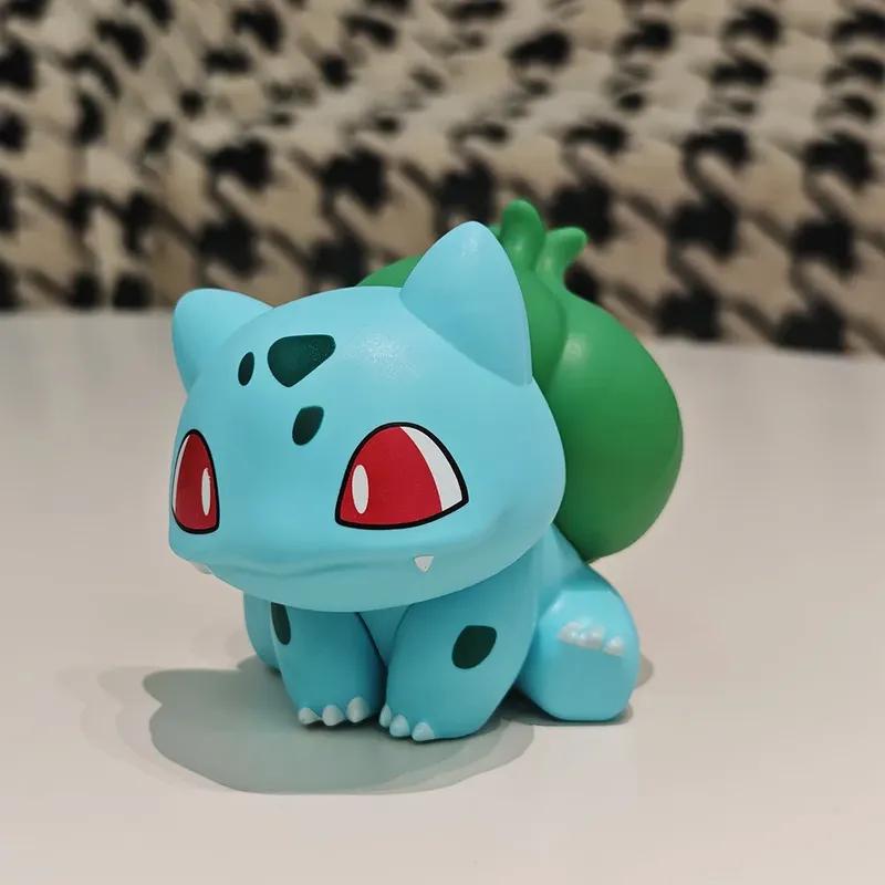 Anime Pokemon Sleep Series Action Figure Gengar Snorlax Tilt Head Model Doll Car Desktop Ornament Decor Toys Collectibles Gifts
