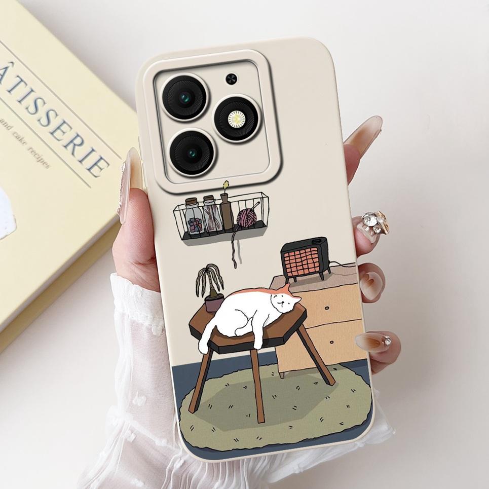 For Cover Itel A50 ItelA50 A 50 Phone Case Back Capa Question Duck Panda Cool Style Animals Cat Painting Soft Silicone Funda Bag