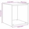 TV Cabinet Set 6 Pcs Black Oak Effect Particleboard